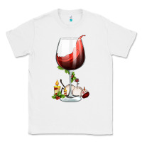 White christmas wine glass Classic Tee - FaDigitalArtStudio