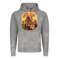 Cloud Rock cowgirl actin up Vintage Hoodie - texasbilliewilder
