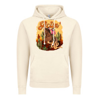Vintage Artic cowgirl actin up Vintage Hoodie - texasbilliewilder
