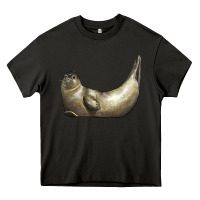 Asphalt sea seal Heavy Core Tee - LillyAllenDesigns