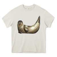 Cream sea seal Heavy Core Tee - LillyAllenDesigns