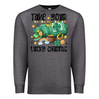 Charcoal Heather take your lucky charms Premium Sweatshirt - MaliasSmallBusiness
