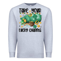 Heather Grey take your lucky charms Premium Sweatshirt - MaliasSmallBusiness
