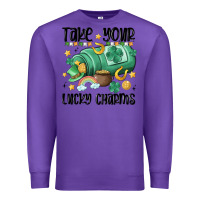 Purple take your lucky charms Premium Sweatshirt - MaliasSmallBusiness