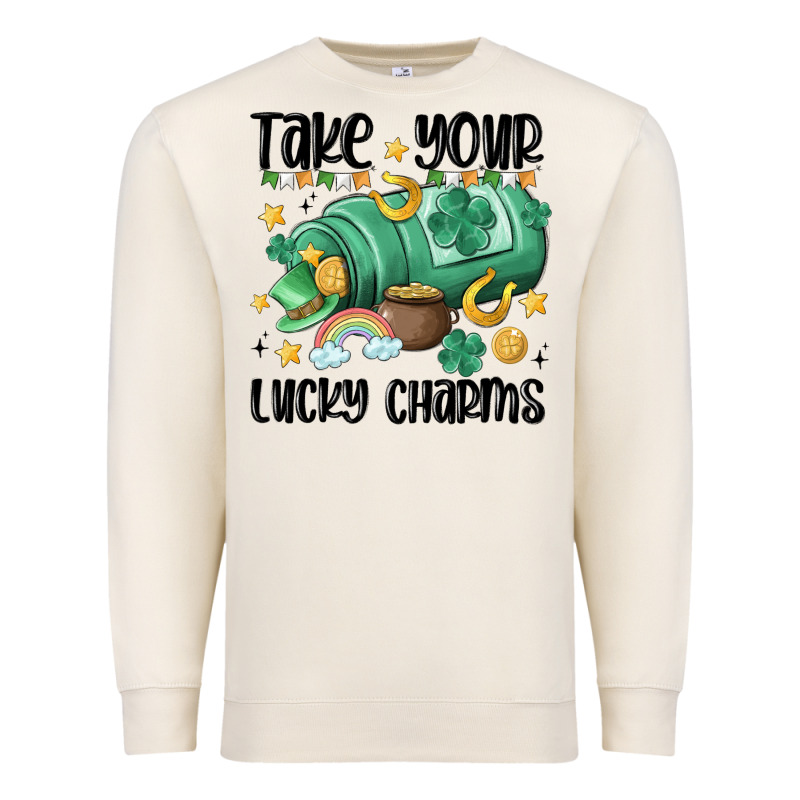 Take Your Lucky Charms Premium Sweatshirt by MaliasSmallBusiness | Teevron