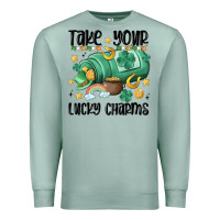 Seafoam take your lucky charms Premium Sweatshirt - MaliasSmallBusiness