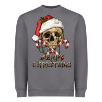 Storm merry christmas skull Heavyweight Sweatshirt - RanaPortraitStore