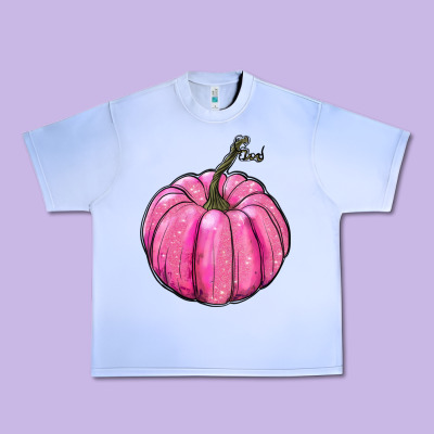Breast Cancer Awereness Pumpkin Urban Heavy Tee Designed By Ranaportraitstore