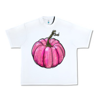White breast cancer awereness pumpkin Urban Heavy Tee - RanaPortraitStore