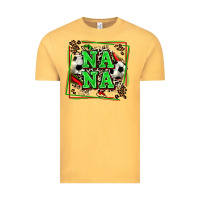 Vintage Mustard soccer nana with leopard Vintage Tee - Zillion Design Studio
