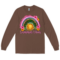 Chestnut summer vibes  rainbow Long Sleeve Tee - HRA Design Shop