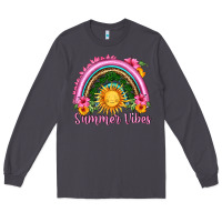 Smoke summer vibes  rainbow Long Sleeve Tee - HRA Design Shop