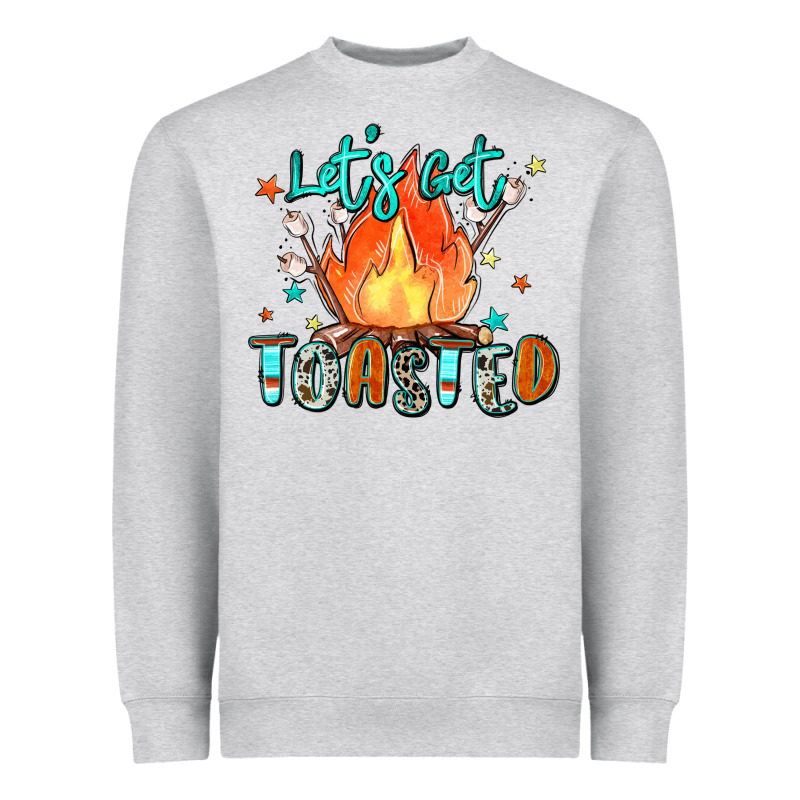 Let's Get Toasted Heavyweight Sweatshirt by Zillion Design Studio | Teevron