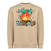 Mushroom let's get toasted Heavyweight Sweatshirt - Zillion Design Studio