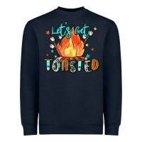 Navy let's get toasted Heavyweight Sweatshirt - Zillion Design Studio