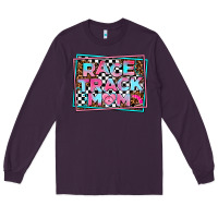 Plum race track mom Long Sleeve Tee - AdoDesignShop