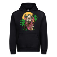 Black camel with oasis Urban Hoodie - BarkalooDesign