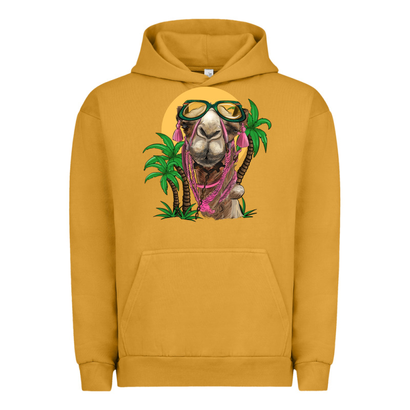 Camel With Oasis Urban Hoodie by BarkalooDesign | Teevron