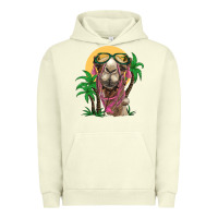 Pigment Pistachio camel with oasis Urban Hoodie - BarkalooDesign
