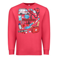 Cardinal can't talk right now doing paramedic stuff Premium Sweatshirt - MaliasSmallBusiness