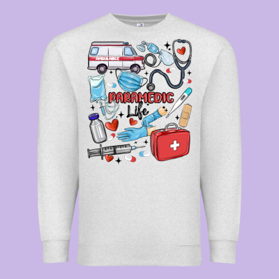 Can't Talk Right Now Doing Paramedic Stuff Premium Sweatshirt Designed By Maliassmallbusiness