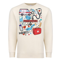 Sandshell can't talk right now doing paramedic stuff Premium Sweatshirt - MaliasSmallBusiness