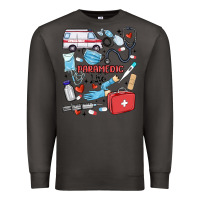 Smoke can't talk right now doing paramedic stuff Premium Sweatshirt - MaliasSmallBusiness