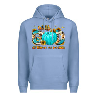 Colony Blue with god all things are possible  copy Premium Hoodie - MaliasSmallBusiness