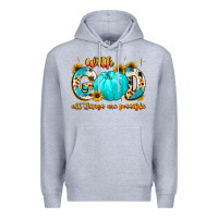 Heather Grey with god all things are possible  copy Premium Hoodie - MaliasSmallBusiness