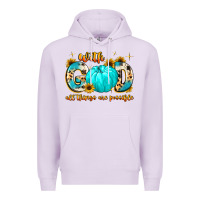 Lilac with god all things are possible  copy Premium Hoodie - MaliasSmallBusiness