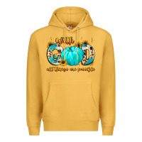 Mustard with god all things are possible  copy Premium Hoodie - MaliasSmallBusiness