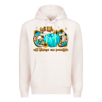 Pale Pink with god all things are possible  copy Premium Hoodie - MaliasSmallBusiness