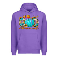 Purple with god all things are possible  copy Premium Hoodie - MaliasSmallBusiness