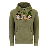 Vintage Olive army gnomes Vintage Hoodie - Zillion Design Studio