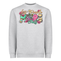 Heather Grey less people more cats Heavyweight Sweatshirt - Zillion Design Studio