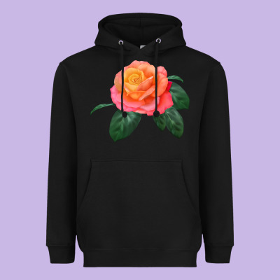 Chicago Peace Rose Heavyweight Hoodie Designed By Lillyallendesigns