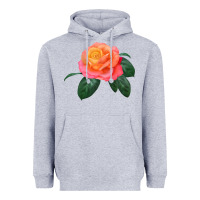 Heather Grey chicago peace rose Heavyweight Hoodie - LillyAllenDesigns