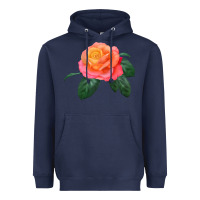 Navy chicago peace rose Heavyweight Hoodie - LillyAllenDesigns