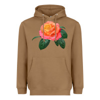 Toasted Coconut chicago peace rose Heavyweight Hoodie - LillyAllenDesigns