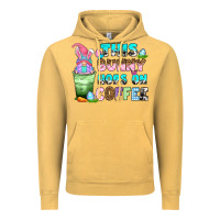 Vintage Mustard this bunny hops on coffee Vintage Hoodie - Zillion Design Studio