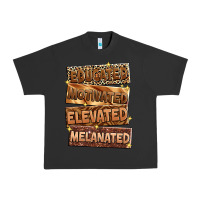 Pigment Black educated motivated elevated melanated Urban Heavy Tee - Zillion Design Studio