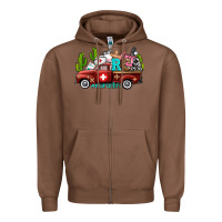 Chestnut rca nurse truck with cactus Zipper Hoodie - AdoDesignShop