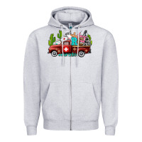 Heather Grey rca nurse truck with cactus Zipper Hoodie - AdoDesignShop