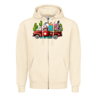 Sandshell rca nurse truck with cactus Zipper Hoodie - AdoDesignShop