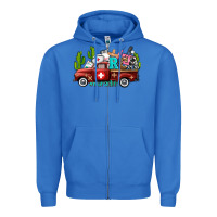 True Royal rca nurse truck with cactus Zipper Hoodie - AdoDesignShop