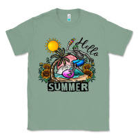 Sage hello summer Classic Tee - CowhideDigitalArt