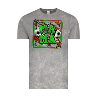 Cloud Rock soccer mama with leopard Vintage Tee - Zillion Design Studio