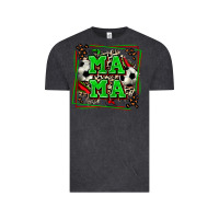 Vintage Black soccer mama with leopard Vintage Tee - Zillion Design Studio