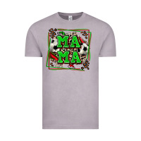 Vintage Zinc soccer mama with leopard Vintage Tee - Zillion Design Studio