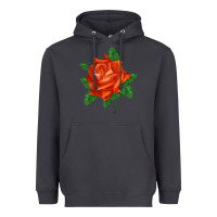 Smoke tropicana rose Heavyweight Hoodie - LillyAllenDesigns